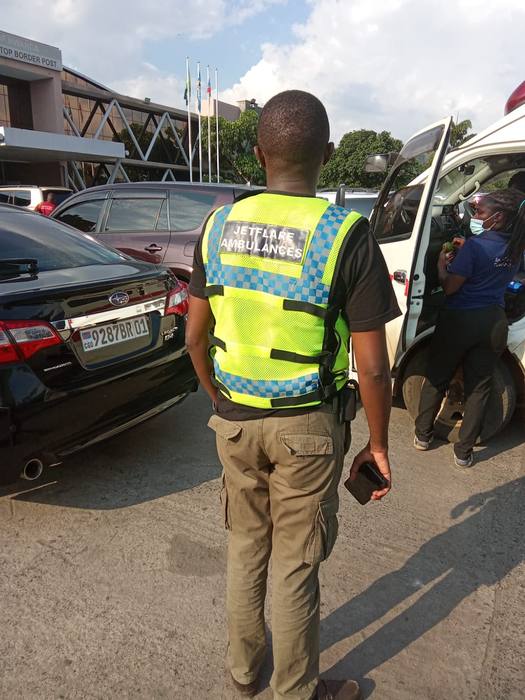 Crew on duty at a border post