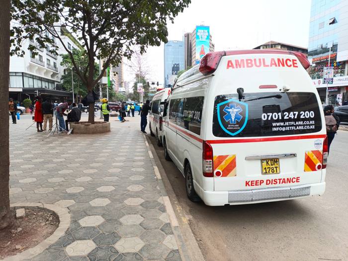 On standby in the city