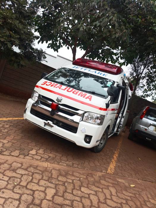 Jetflare ambulance on standby